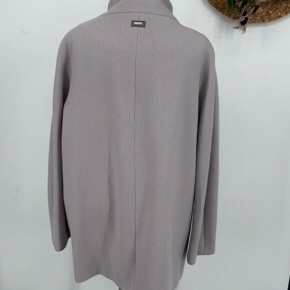 Calvin Klein Wool Blend Mock Neck Full Zip Jacket Lavender Size 16 - Picture 2 of 15